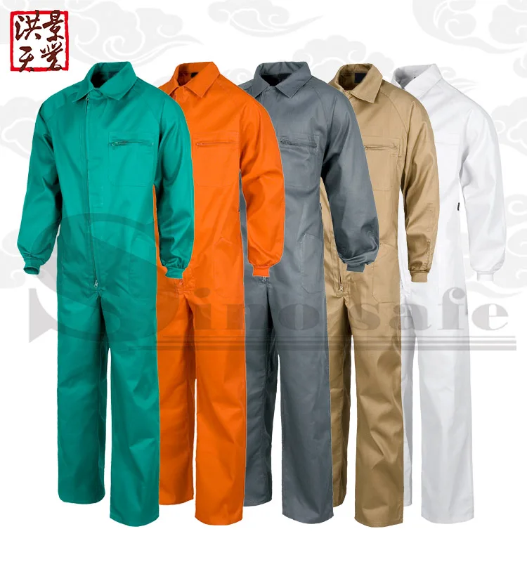 Высококачественный мужской комбинезон на молнии, мужской Рабочий Комбинезон