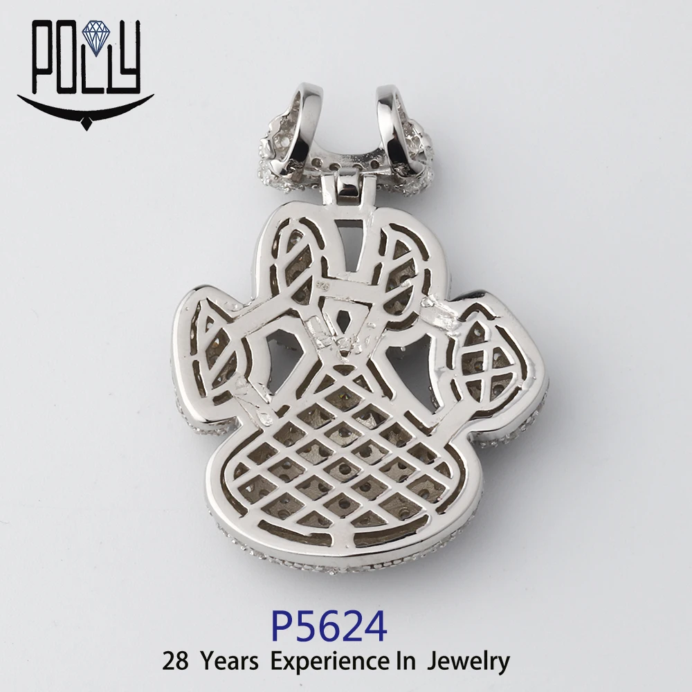 Fashion Dog footprints Pendant Jewelry Gold Filled Chain  Initial Pendant