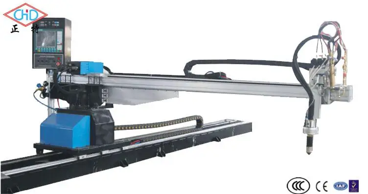 Single gantry CNC plasma metal cutting machine