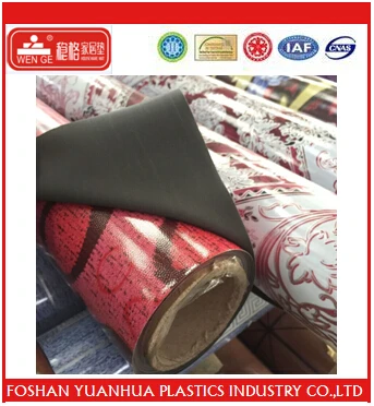 Рулон ПВХ пластикового напольного покрытия для использования в помещении 72 дюйма 79 дюймов 0,35 мм-1,6 мм