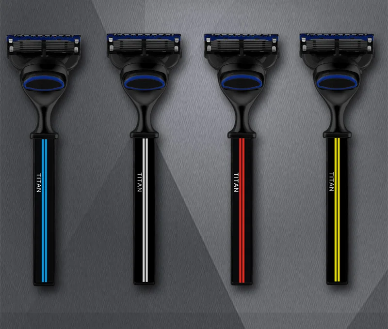 
Titan razor 5 layers blade high quality metal handle shaving razor shaving mens razor 