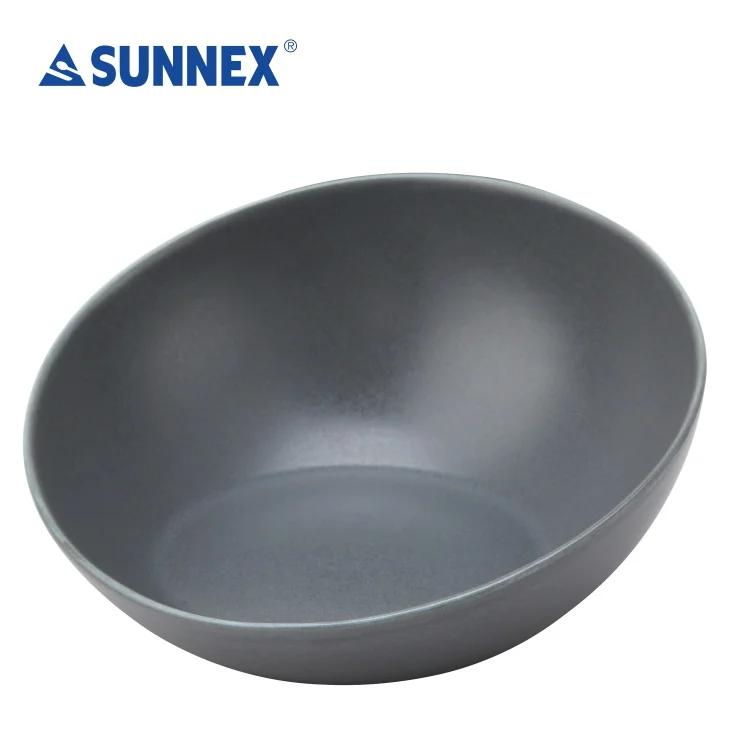 SUNNEX 2022 Hot sale Multi Size All Set Pure Black Simple Luxury  Porcelain Round Flower Bottle Soup Pot Bowl  Fashion Hotel