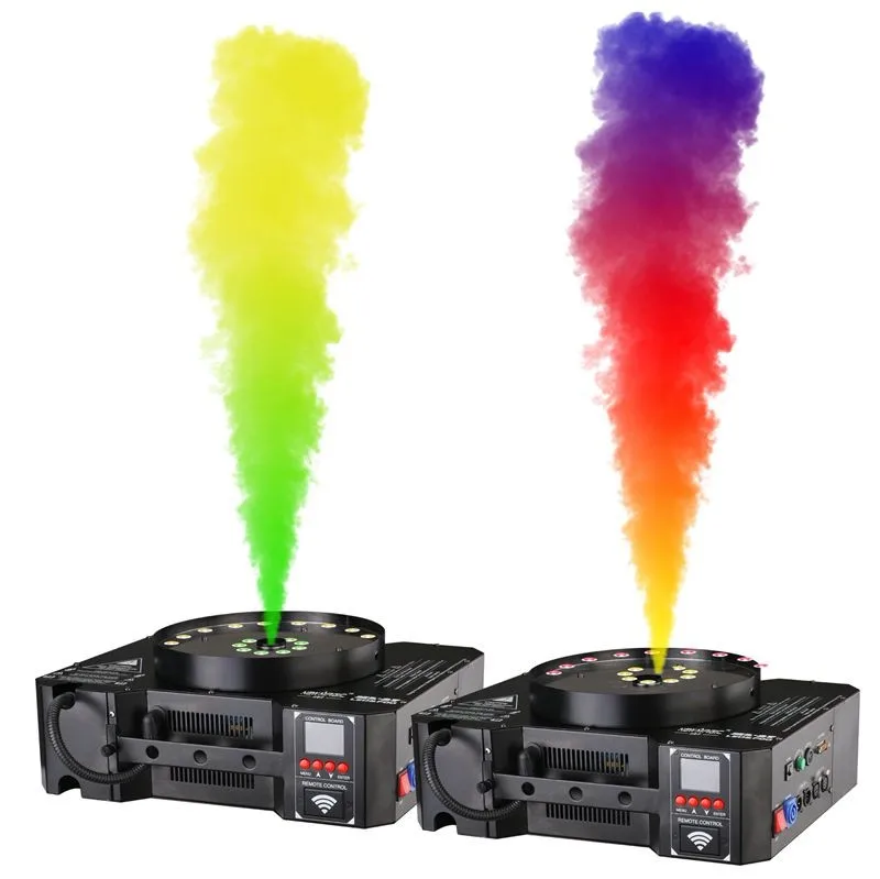 Дымовая машина со спецэффектами, дымовая машина со светодиодной подсветкой, дымовая машина для вечеринки, свадьбы