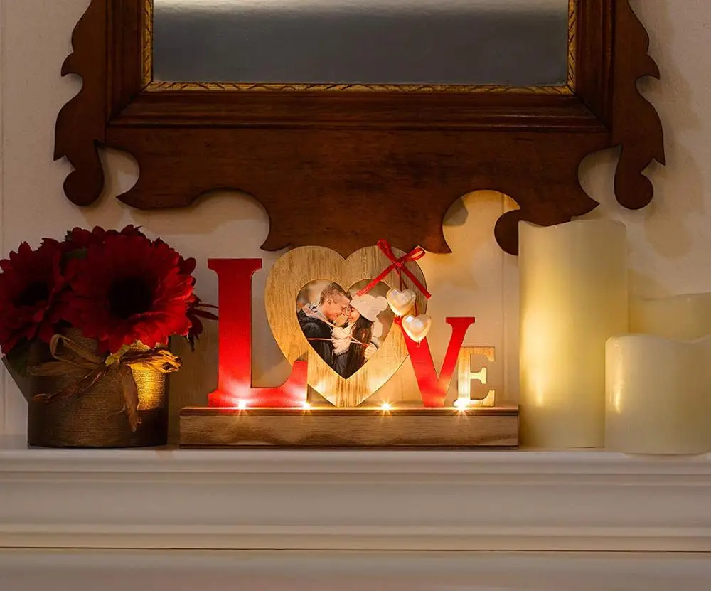 
Love Picture 3.1 x 3.1 Wedding Frame Perfect Bridal Gift Anniversary Bride Shower Engagement Couples Gifts 