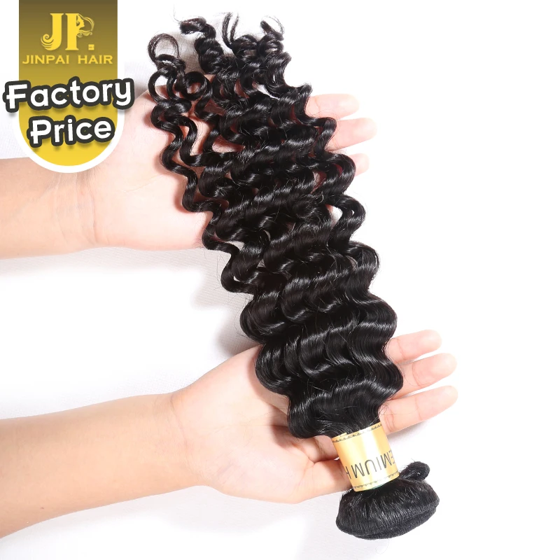 JP Hair Deep Wave 2020 Unprocessed Excellent Amazing Indian Hair,deep wave cuticle aligned indian virgin hairr extension vendors