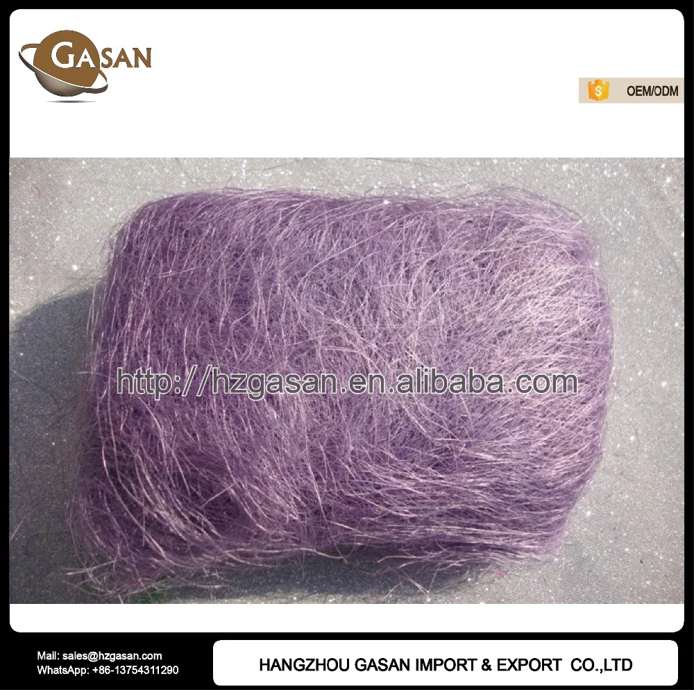 1kg/bag Eco-Friendly Colored Natural Sisal Fiber