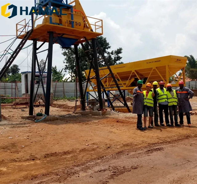 HZS25 завод поставляет небольшой Готовый Бетонный Завод