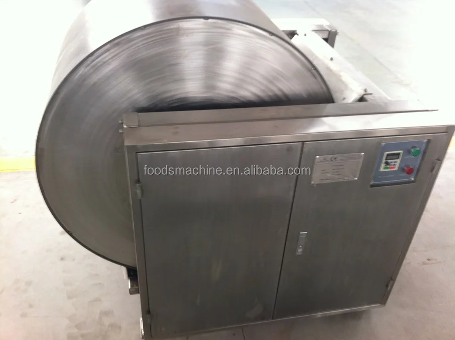 Toffee cooling drum for caramel