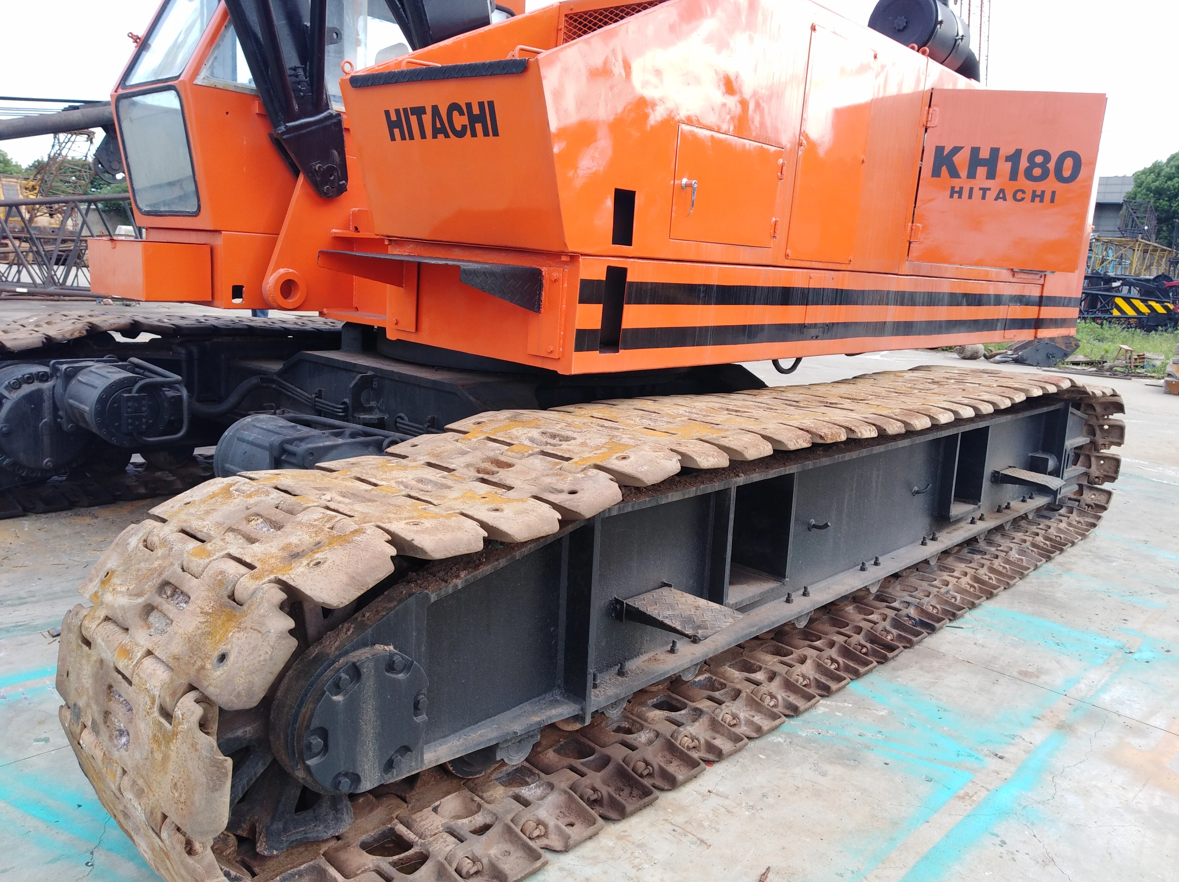 Лучшая цена, б/у гусеничный кран HITACHI KH180-2 50 тонн, распродажа