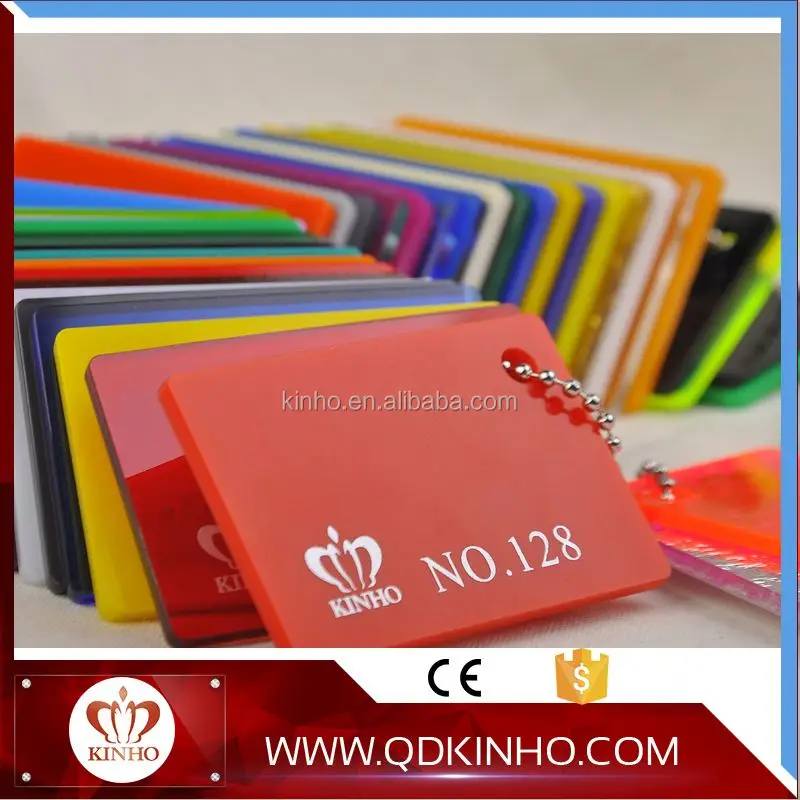 Красный цвет гибкие акриловый лист для дизайна