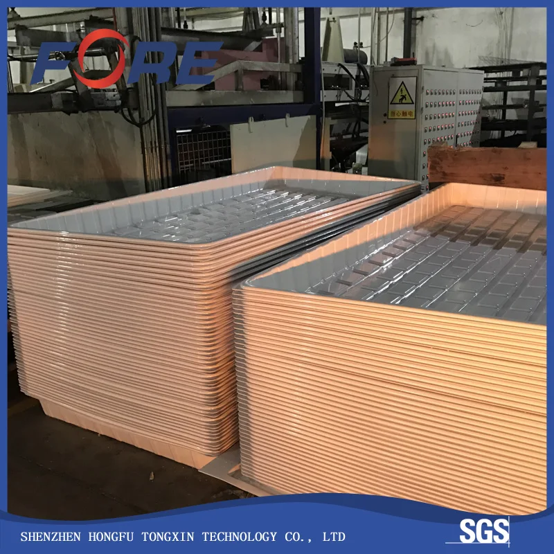 Black White ABS Plastic 2x2 3x3 4x4 Hydro Fodder Flood and Drain Table Suppliers