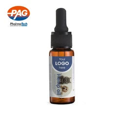 Hemp Oil 1000Mg 4000Mg Drops For Pets  Cats And Dogs