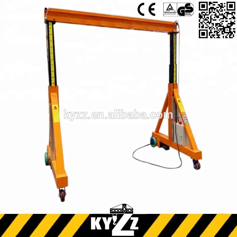 1 2 Ton Small Mobile Gantry Crane Drawing, Used Portable Workshop Gantry Crane 3 5 10 Ton For Sale