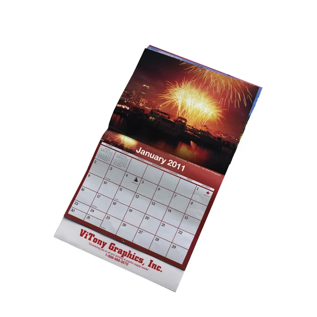 2020 Company Logo Printed Wall Calendar Paper Calendarier