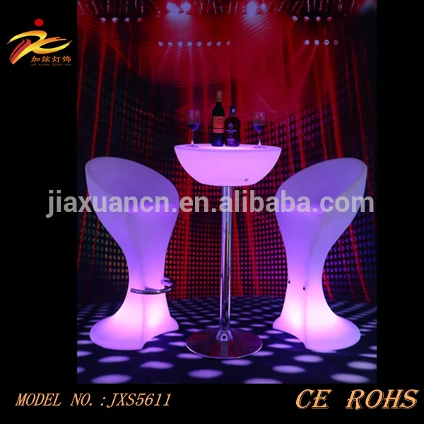 garden led glow furniture outdoor chair,led stool