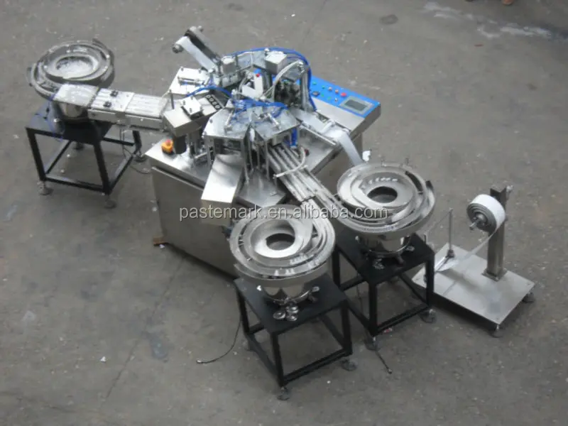 
Spout pouch liner cuting sealing capping machine 