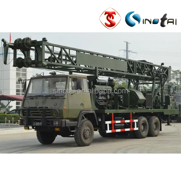 
800M Mechanical Top Drive Water Well Drilling Rig 