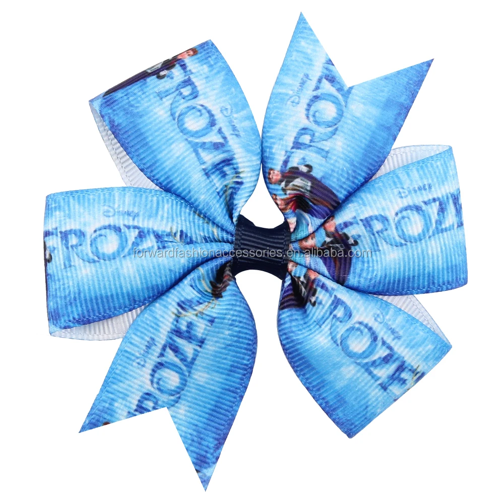 Популярные банты для волос «Холодное сердце», Эльза, Анна