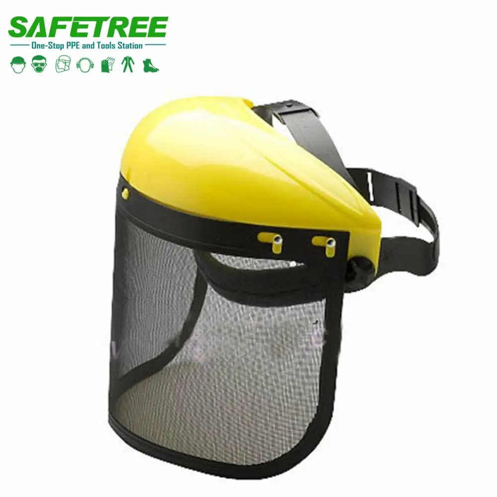 CE EN166 PC Visor Protective Face Shield worker safety face shield with cheap price impacting resistance for chemical & dust