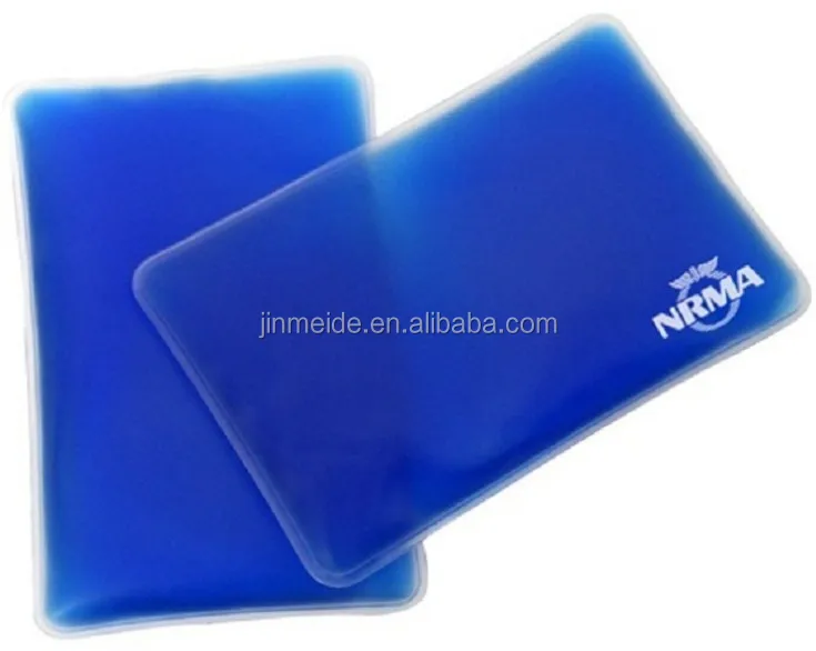 Logo Print Gel Ice Pack / Cold Compress Gel Bag / Non-Toxic Hot Cold Gel Pack