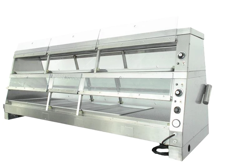 1.08/1.2m Commercial Hot Food Display Cabinet with Steam
