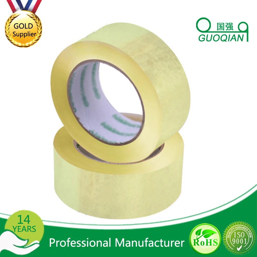 2 inches width x 55yards length Clear self adhesive security BOPP packing tape for carton sealing, box package