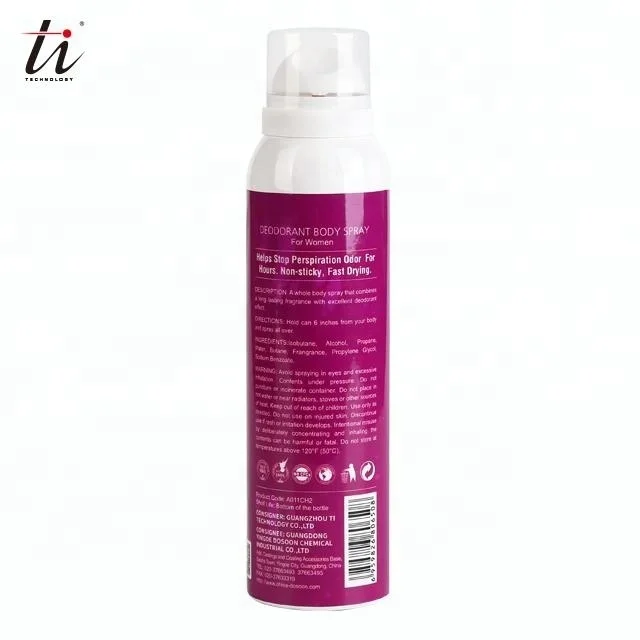 
Hot-Selling Women Deodorant Perfume Spray, Cheap Aromatic Sexy Body Spray, 2020 Popular Ladies Body Spray with Deodoration 