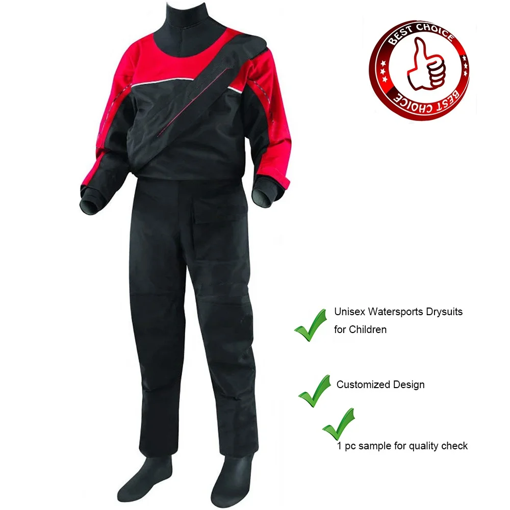 Unisex Watersports Junior Neopreno Dry suit front zip for Children including underfleece