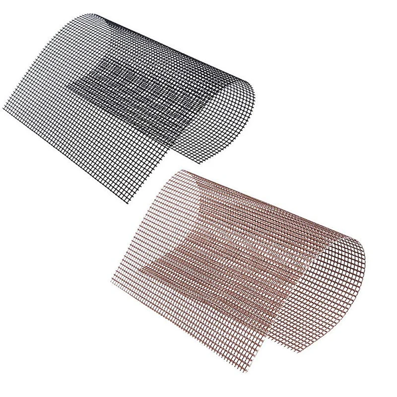 Hot Sell Easy To Clean  BBQ Tools Heat Resistant  PTFE Non-stick BBQ Grill Mesh Mat