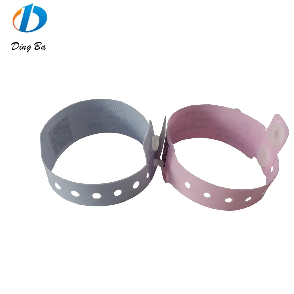
Cheap Manufactural Eco-friendly The Barcode ID Bracelet Customised PVC Wristband Soft Vinyl Factory Disposable BANGLES Plastic 