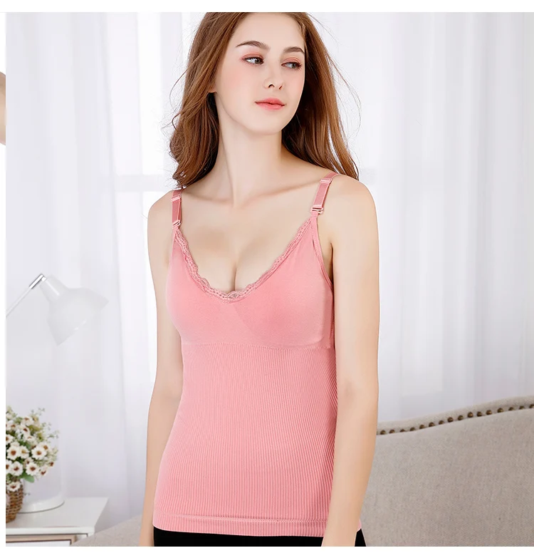 
womens winter thick underwear slimming shapewear padded camisole 