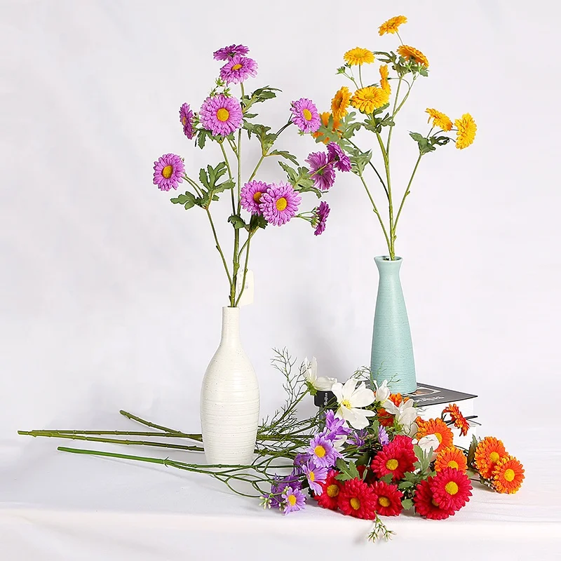 New artificial small daisies home decoration artificial flowers wedding festival decoration flowers ranunculus flower artificial