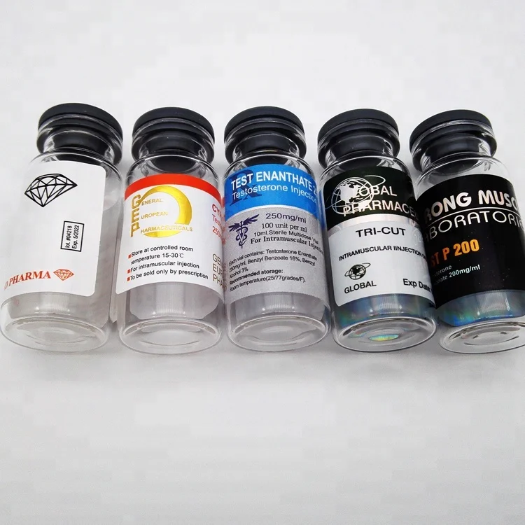 ZPT1-443 Cheap small order accept steriod labels and boxes/ pharmaceutical 10ml vial label stickers