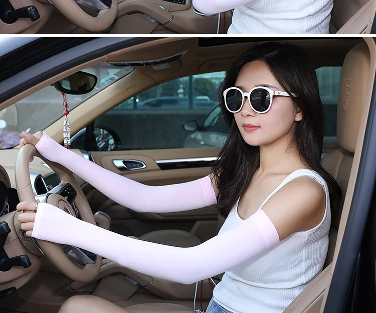 
Summer Cheap Ice Silk Anti-UV Cycling Sports Arm Sleeves 