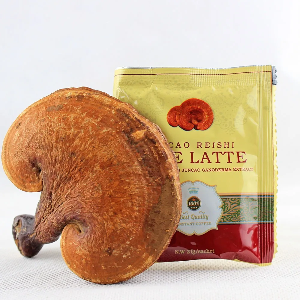 Для Гурманов латте кафе Рейши фермент антиорганический Ganoderma Lucidum
