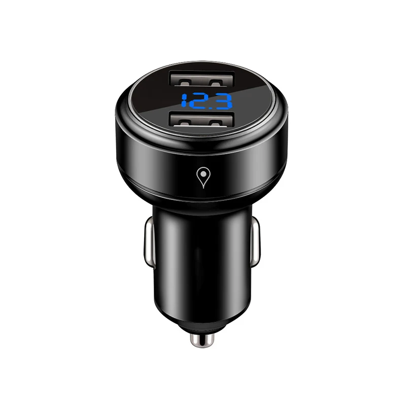 
JT-N0106-23 Car Charger Dual USB 3.1A with Volt Display and GPS Track Location 