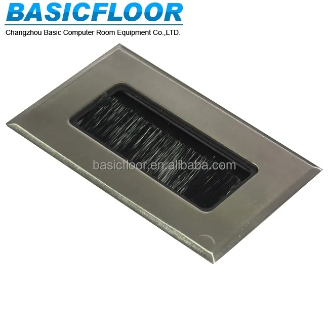 
Gold supplier China operating room flooring brush grommet access floor 