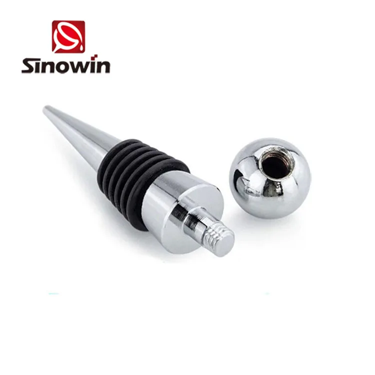 Round Ball Wine Bottle Stoppers Stainless Steel Stoppers Favors Christmas Decorative Wine Stopper