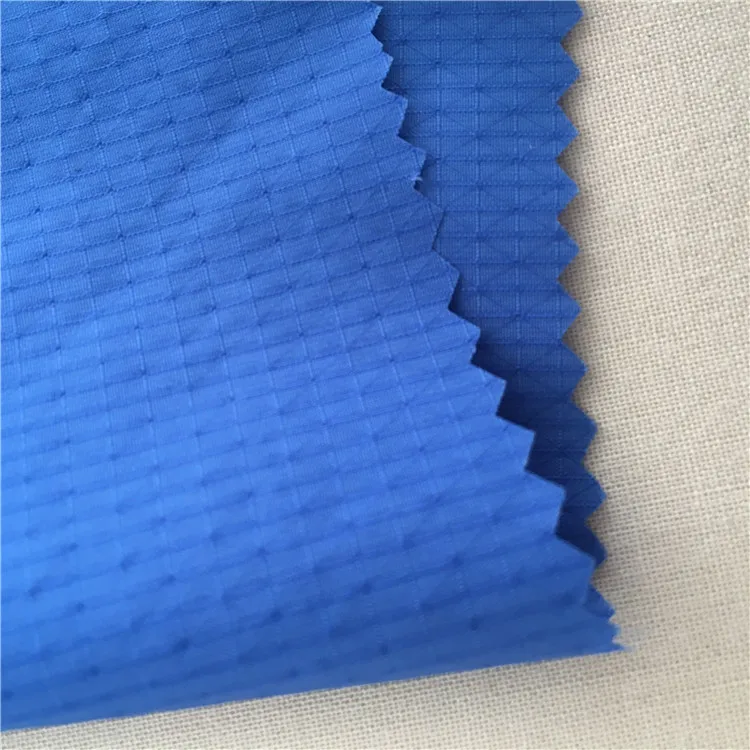 Ultra thin 40D nylon  taffeta thin fabric ripstop nylon pu fabric for parachute