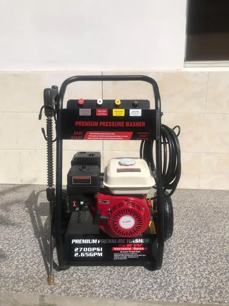 2 years warranty High Pressure washer 6.5hp Gasoline engine