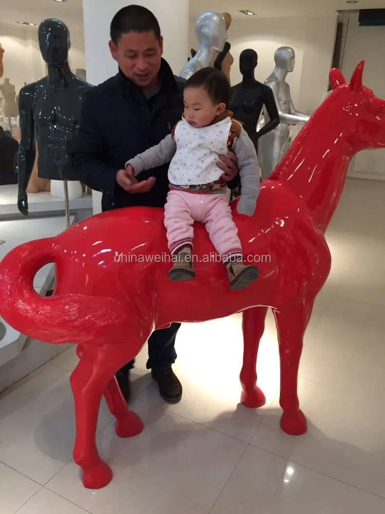 life size horse mannequin