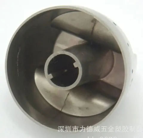 
chrome plated matte nickel zinc alloy gas bbq grill knob 