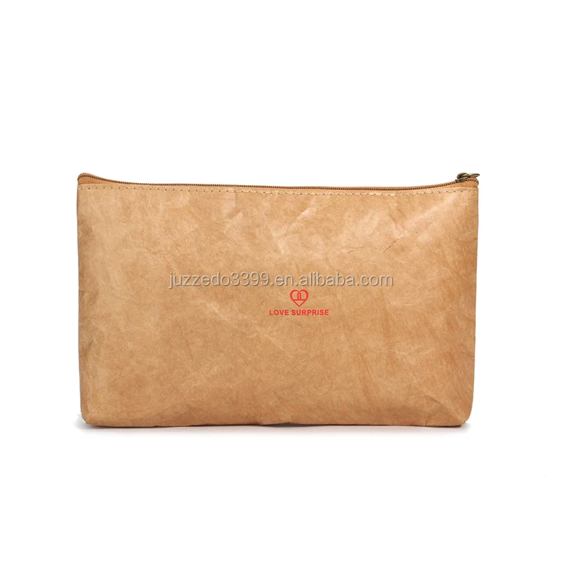 Top grade GRS certificate Water Resistant Chick printed biodegradable waterproof  women custom tyvek paper wallet
