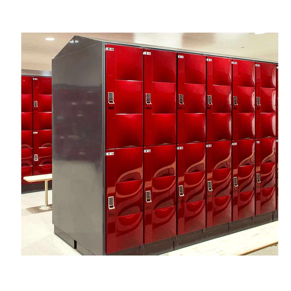 Hot Selling good price storage manufacture steel metal lockers cabinets with APP digital password and wristband keys locks