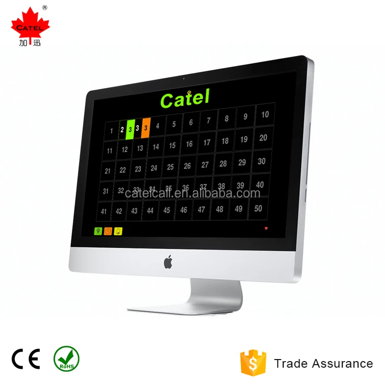Restaurant table tracker customer desk position tracking system 10 or 20 tables