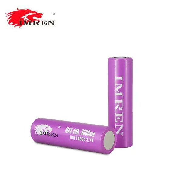 High Quality Deep Cycle PK IMREN 3000mAh 3.7V LI-Ion 18650 3000mah 40A Rechargeable Battery