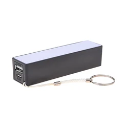 ULcertified Mini Gift 2200mah Perfume Keychain Mobile Phone Power Bank Logo Custom Square Colorful External Battery Charger