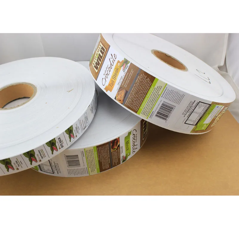 Millions sale high temperature barcode labels ,printer for aluminum label sticker roll vinyl sticker label printing