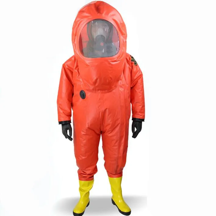 Omniseal Type gas tight chemical protective safety suit