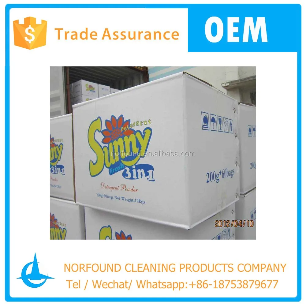 Color Carton box packing Laundry Detergent Washing Powder